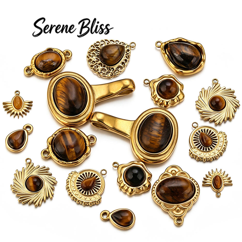 Moon Star Earrings - 2/3/4/5 Buah Liontin Baja Tahan Karat