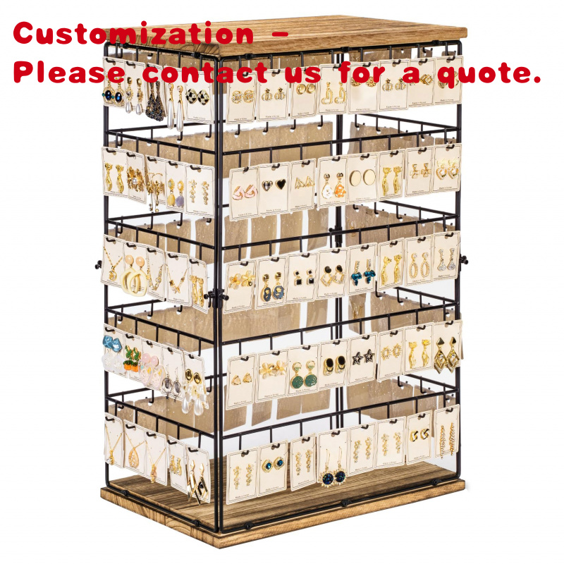 Jewelry Store For Watches - Rak Pajangan Kayu Logam untuk Perhiasan,