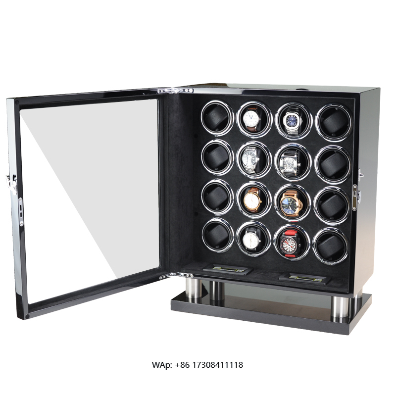Automatic Watch Winder - Kotak Penyimpanan Jam Otomatis Mewah, Kotak