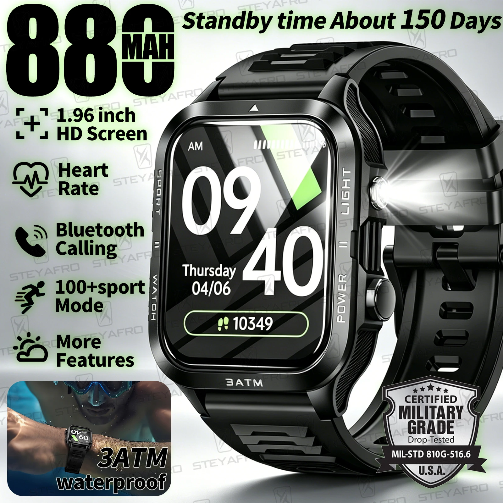 Italian Jewelry Watches - Jam Tangan Pintar Kelas Militer Pria