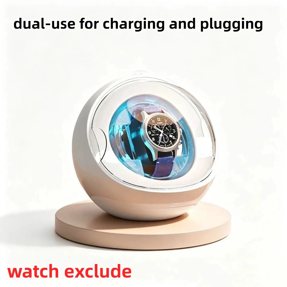 Automatic Watch Winder - Penggunaan ganda untuk mengisi daya dan