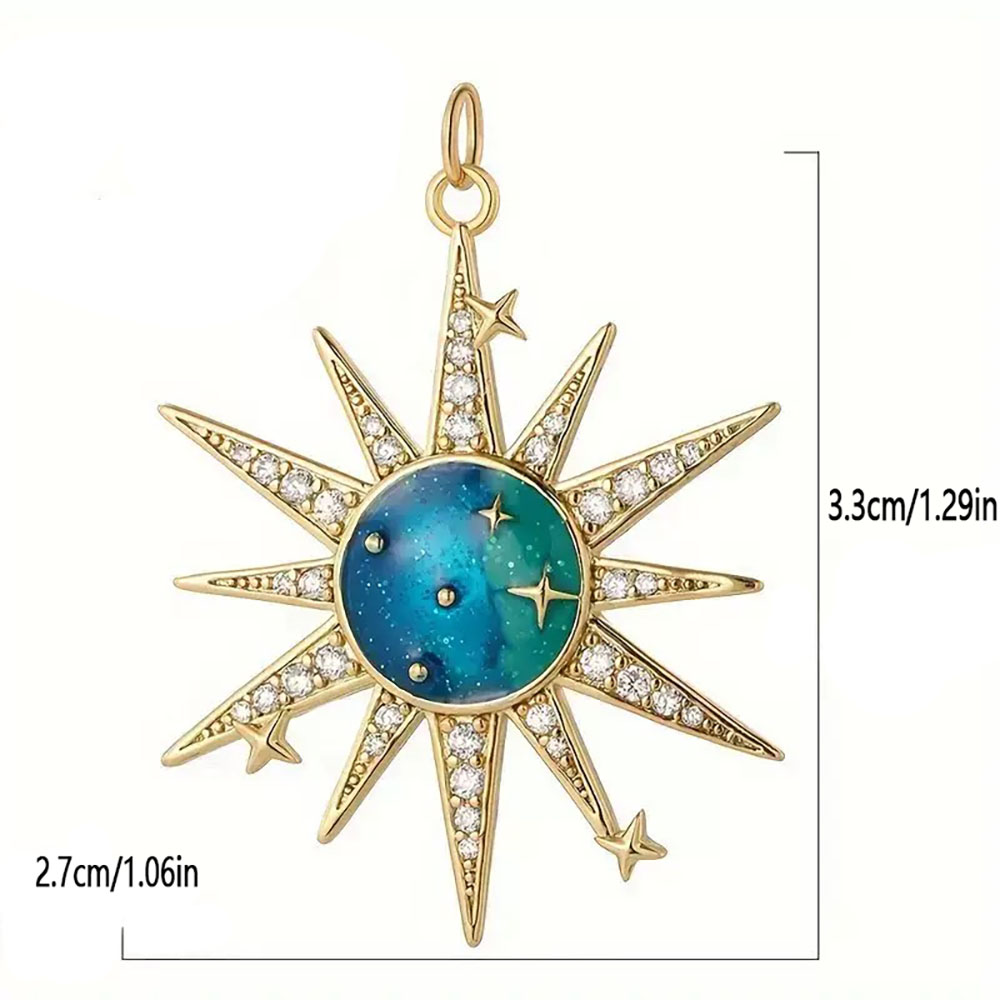 1 Buah Aksesori Perhiasan DIY  - Moon Star Earrings ulasan dan harga