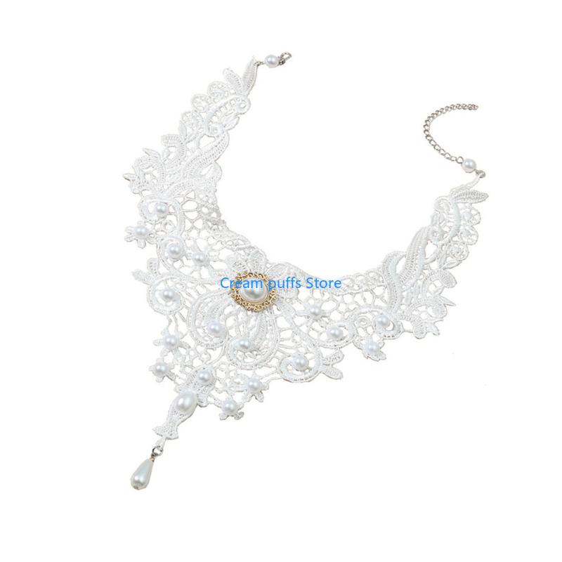 50LE Kalung Choker Renda Choke - Crystal Choker Necklace ulasan dan harga