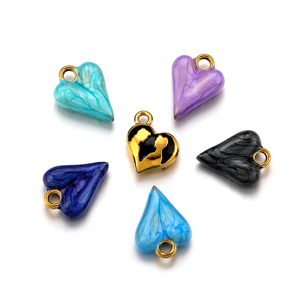 5pcs Liontin Desain Hati Bulat - Moon Star Earrings ulasan dan harga