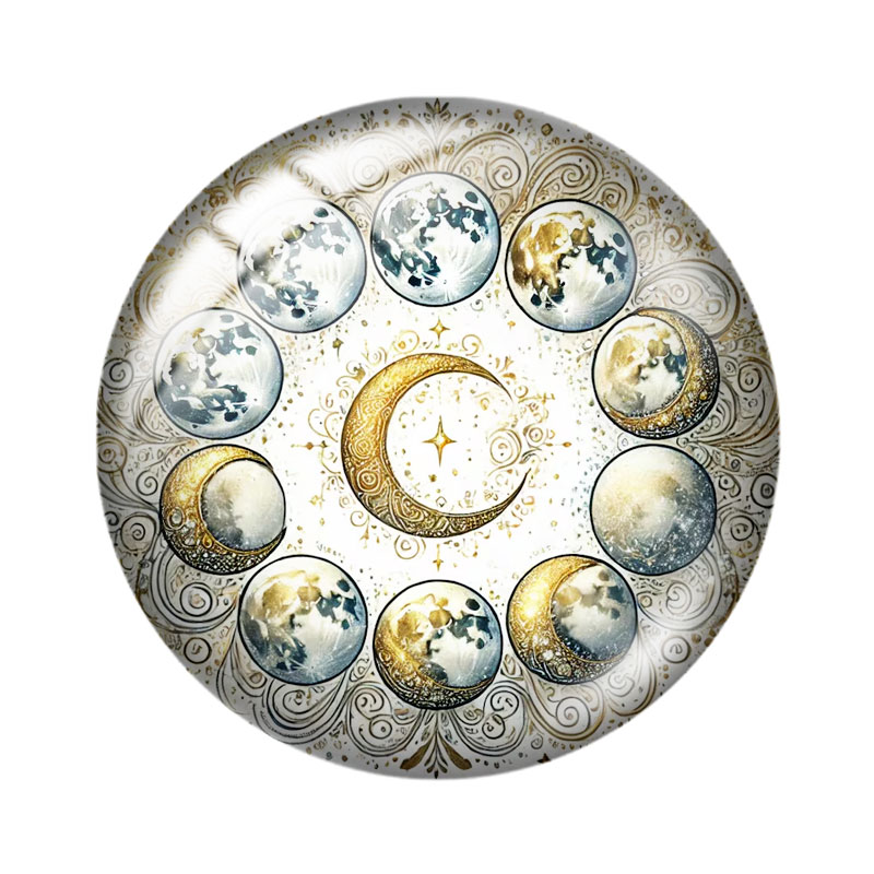Mystic Star Moon 12/18/20/25mm - Moon Star Earrings ulasan dan harga