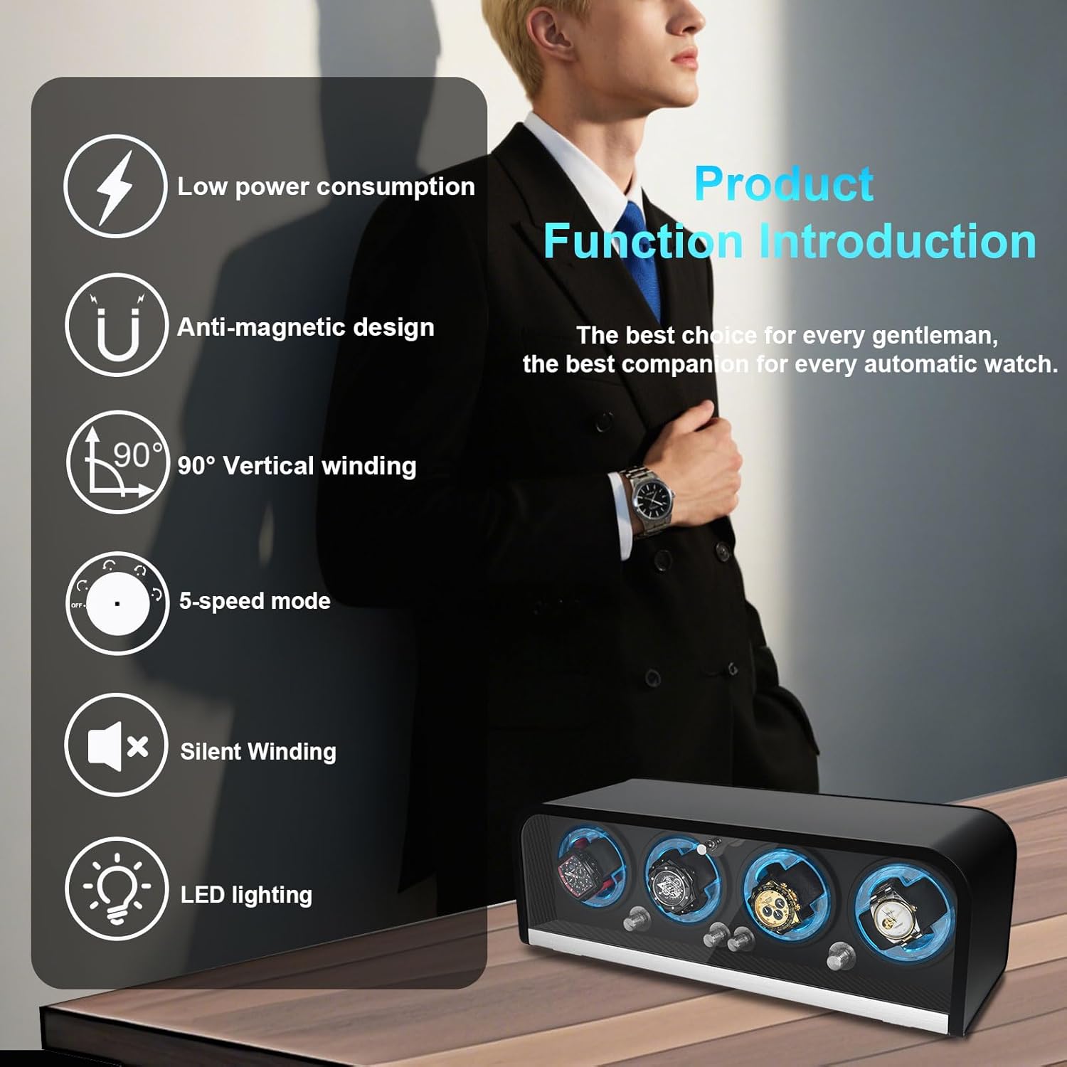 Penggulung Jam untuk Jam Otoma - Automatic Watch Winder ulasan dan harga
