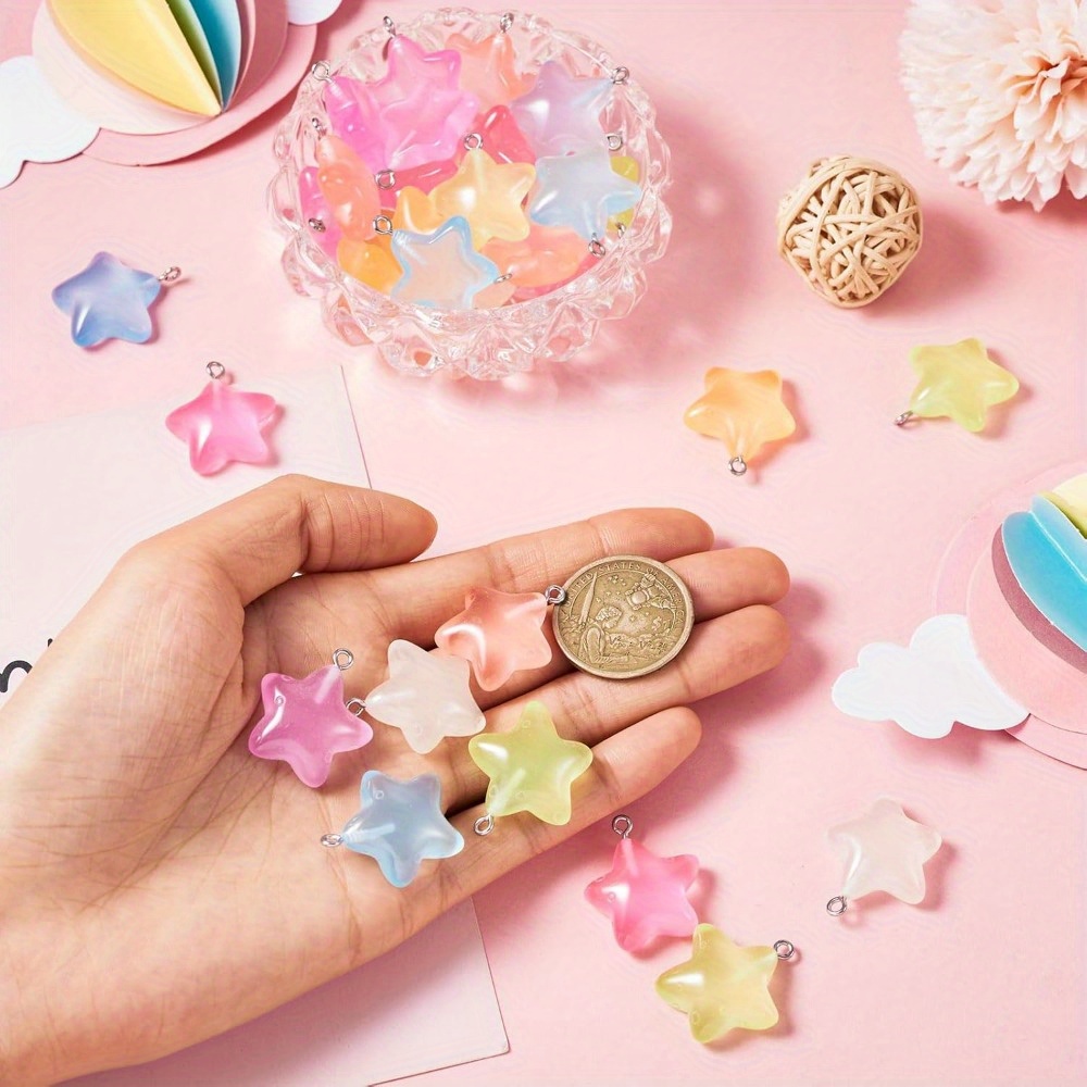 6/24/40 Buah Liontin Bintang R - Moon Star Earrings ulasan dan harga