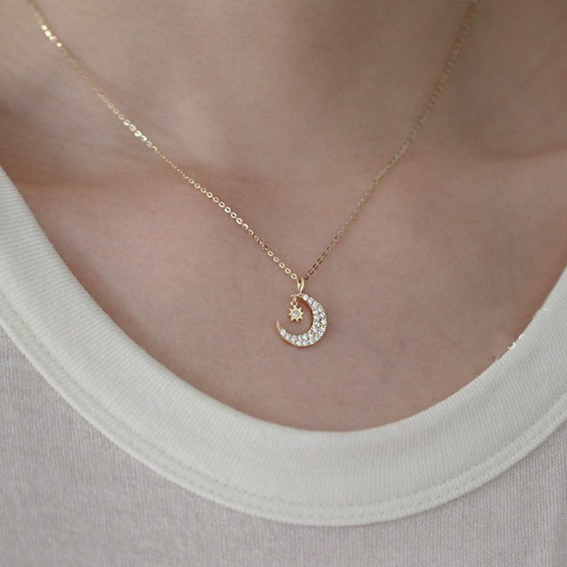 Kalung Liontin Berbentuk Binta - Crystal Choker Necklace ulasan dan harga
