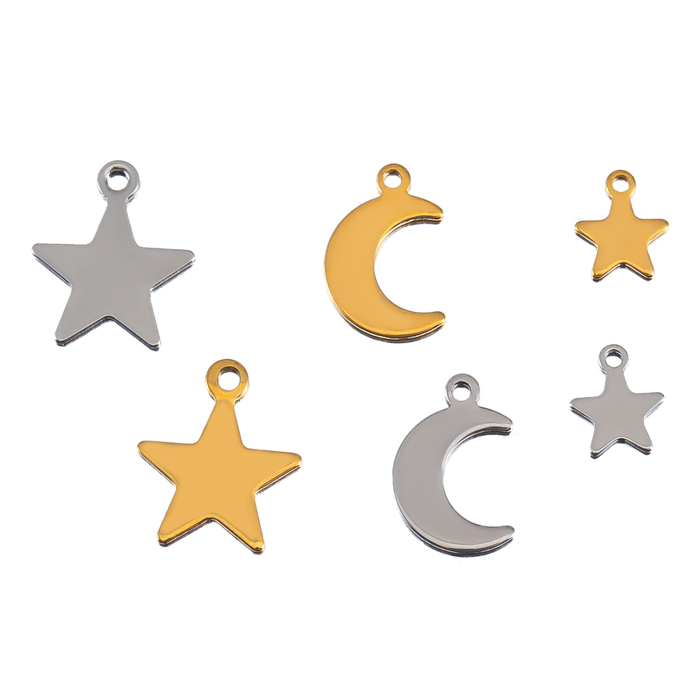 20 Buah Liontin Kalung Bulan B - Moon Star Earrings ulasan dan harga