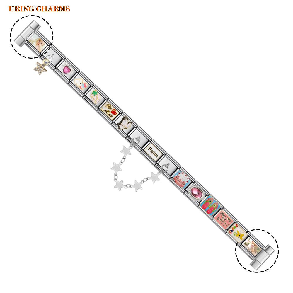 1 Pasang Logo Gambar Konektor  - Italian Jewelry Watches ulasan dan harga