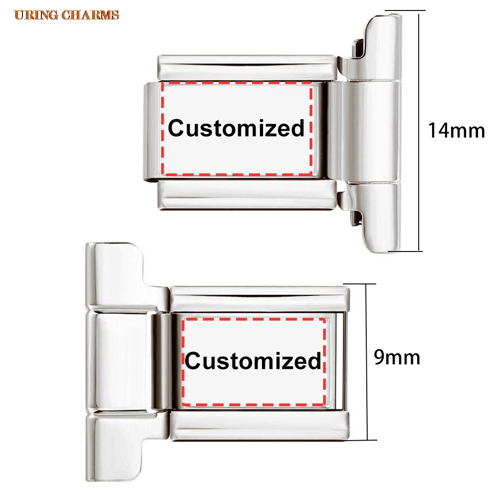 1 Pasang Logo Gambar Konektor  - Italian Jewelry Watches ulasan dan harga
