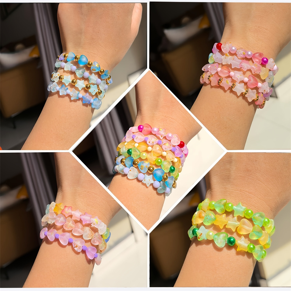 610pcs 24 grid Manik-manik Bin - Moon Star Earrings ulasan dan harga