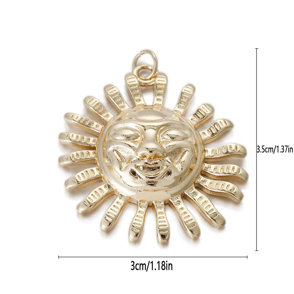 1 buah liontin DIY malaikat ma - Moon Star Earrings ulasan dan harga